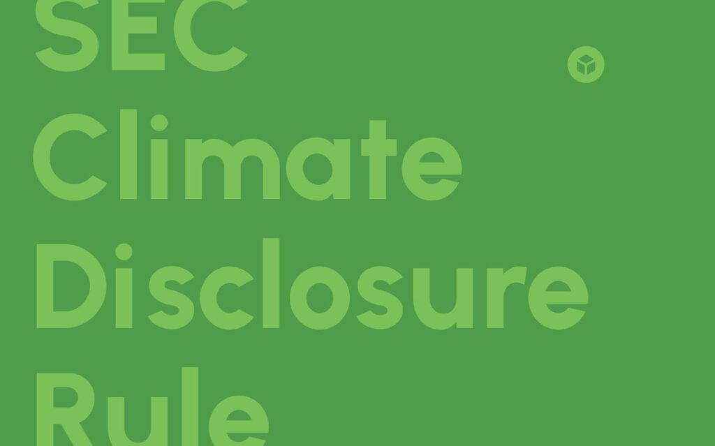 SECclimatedisclosurerule Green Strategies